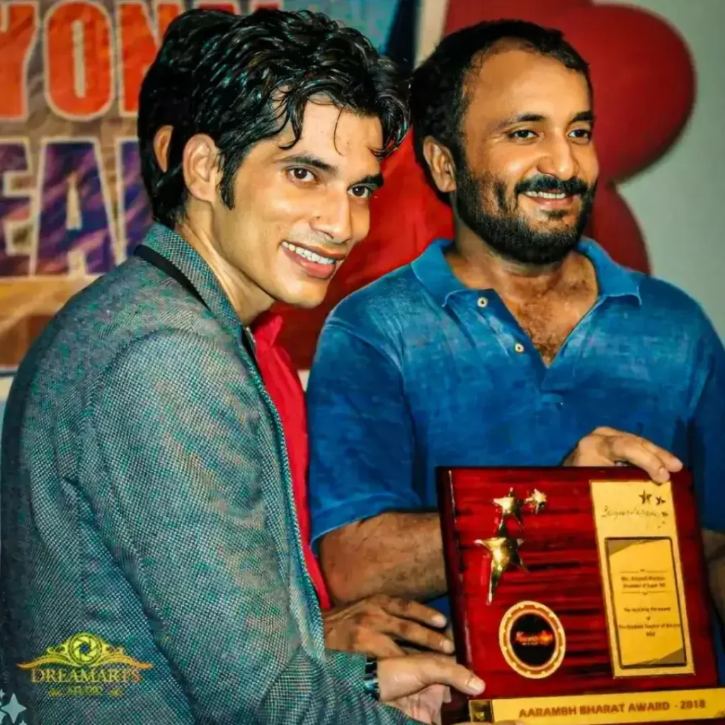 Sashish Kumar Tiwari With Anand Kumar